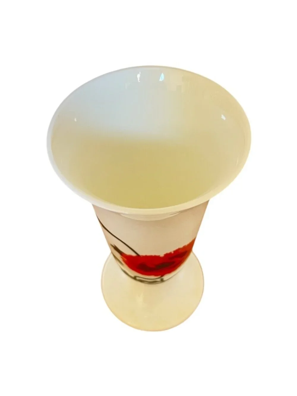 Vintage Wedgwood Bone China Cornpoppy Vase, Susie Cooper Design, Trumpet Shape,